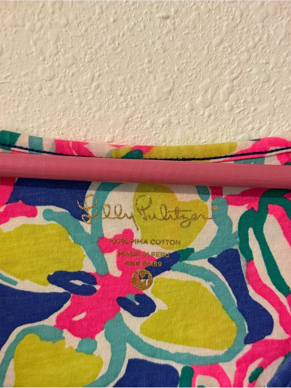 Lilly Pulitzer Blythe swing dress in the "Casa Azul" floral print. - Picture 3 of 3